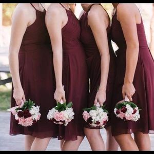 Red / Wine Azazie Bridesmaid Dress